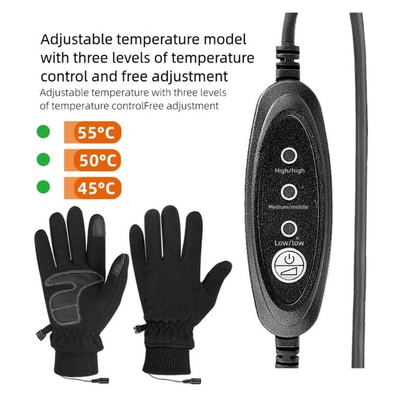 Snow Glove Insulated - Guanti invernali riscaldati Design impermeabile per