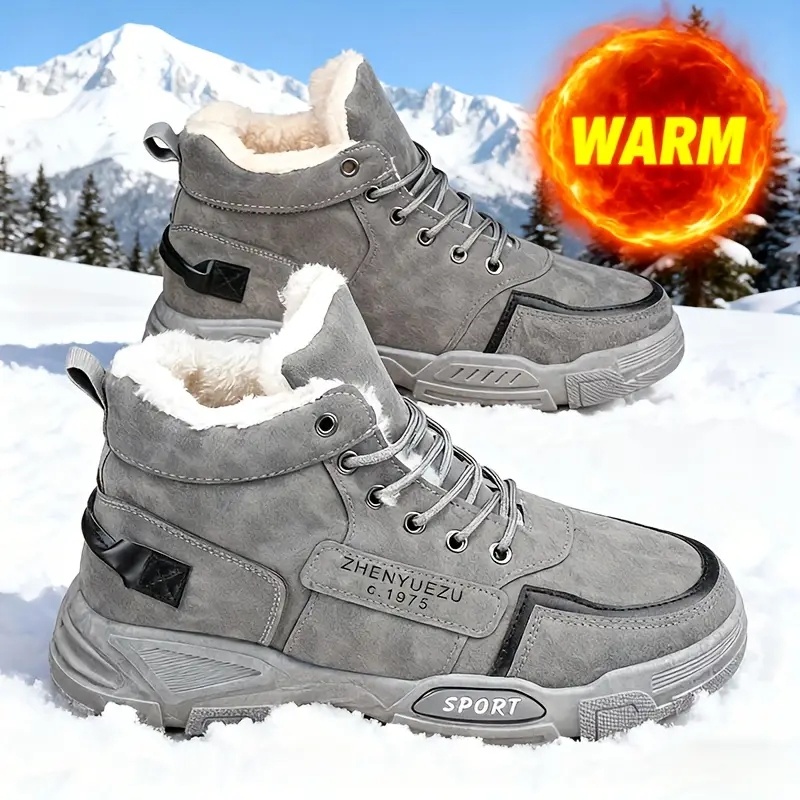 Waterproof Winter Boot - Stivali da Neve Invernali da Uomo,