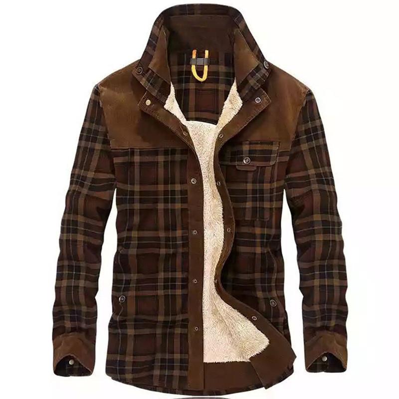 Flannel Shirt Lined - Camicia Giacca da Uomo Vintage in