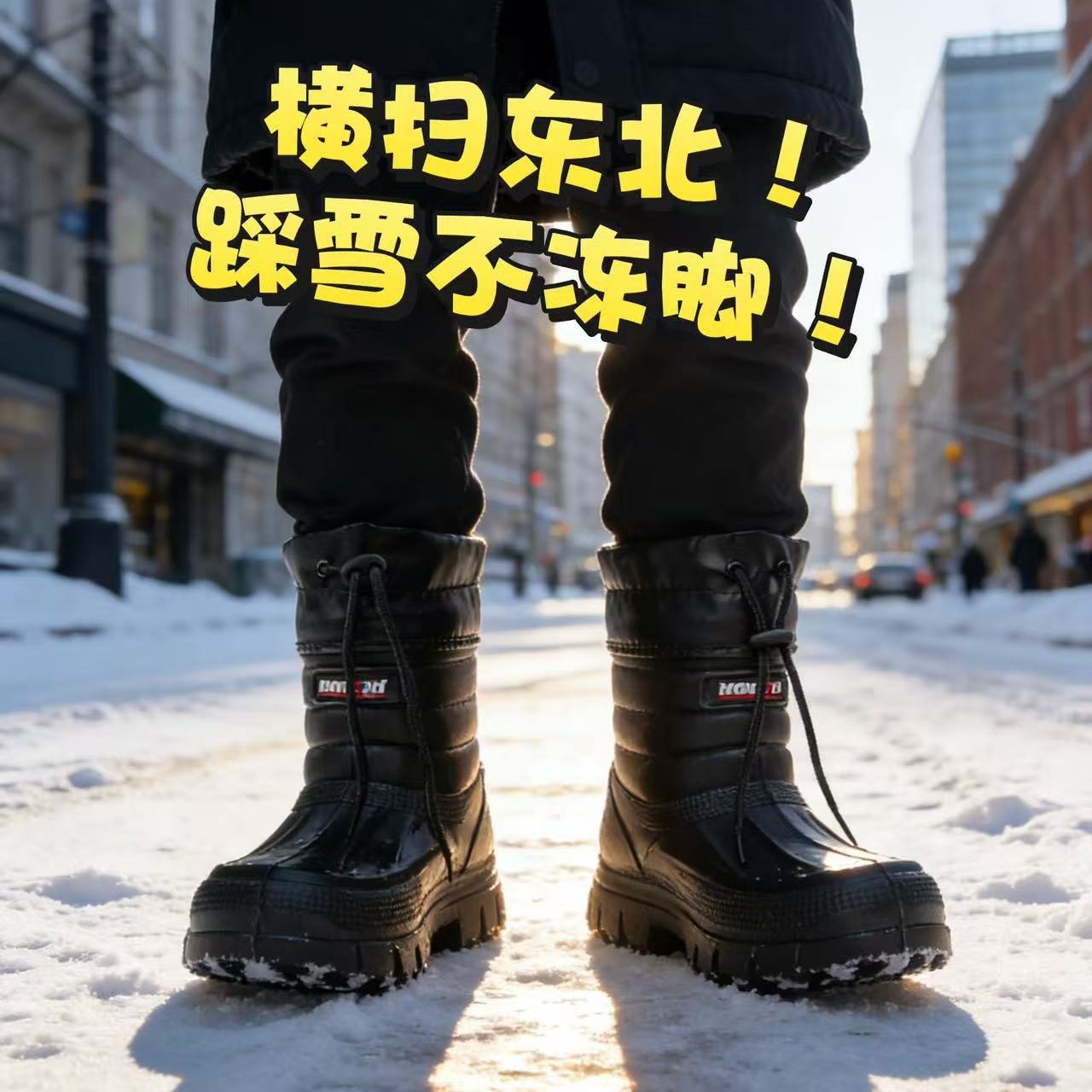 Waterproof Winter Boot - Stivali da neve da uomo, nuovi,