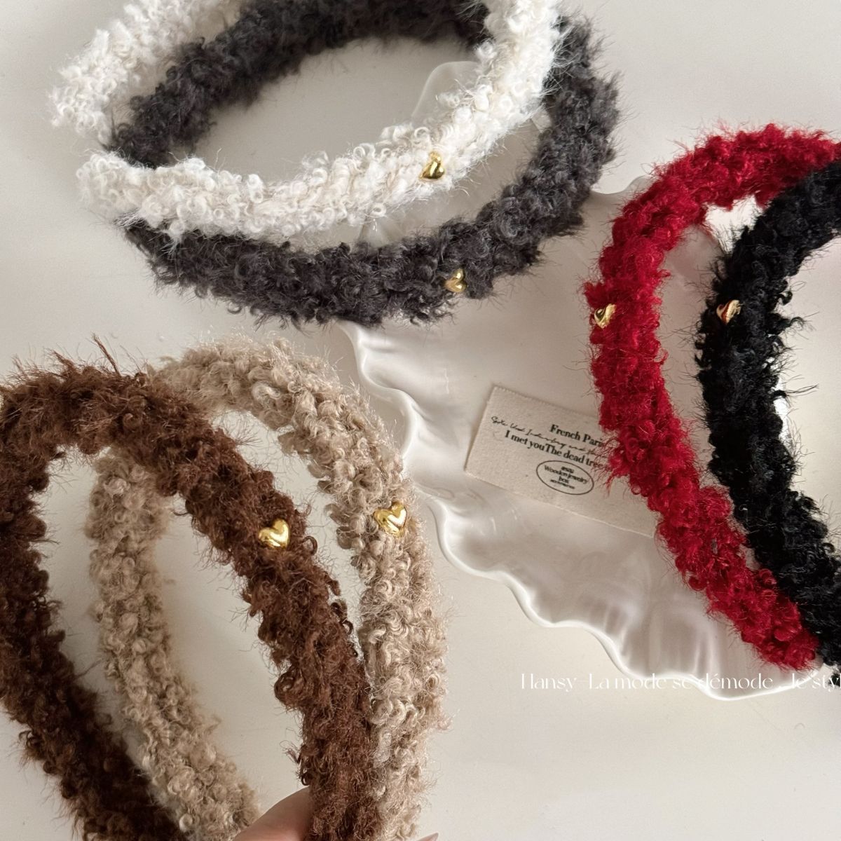 Winter Headband Fleece - Fasce per capelli in peluche in