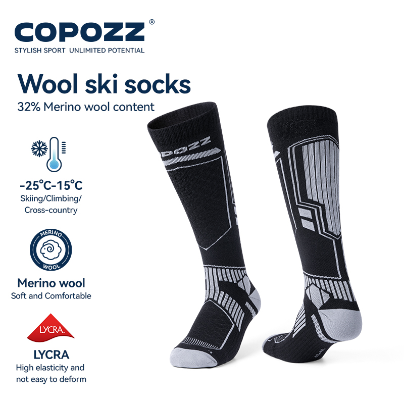 Thermal Sock Wool - COPOZZ Calzini da sci invernali in
