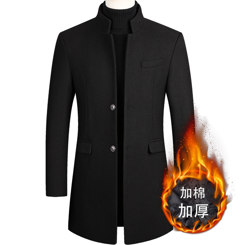 Wool Coat Peacoat - 2025 Nuovo trench di lana extra