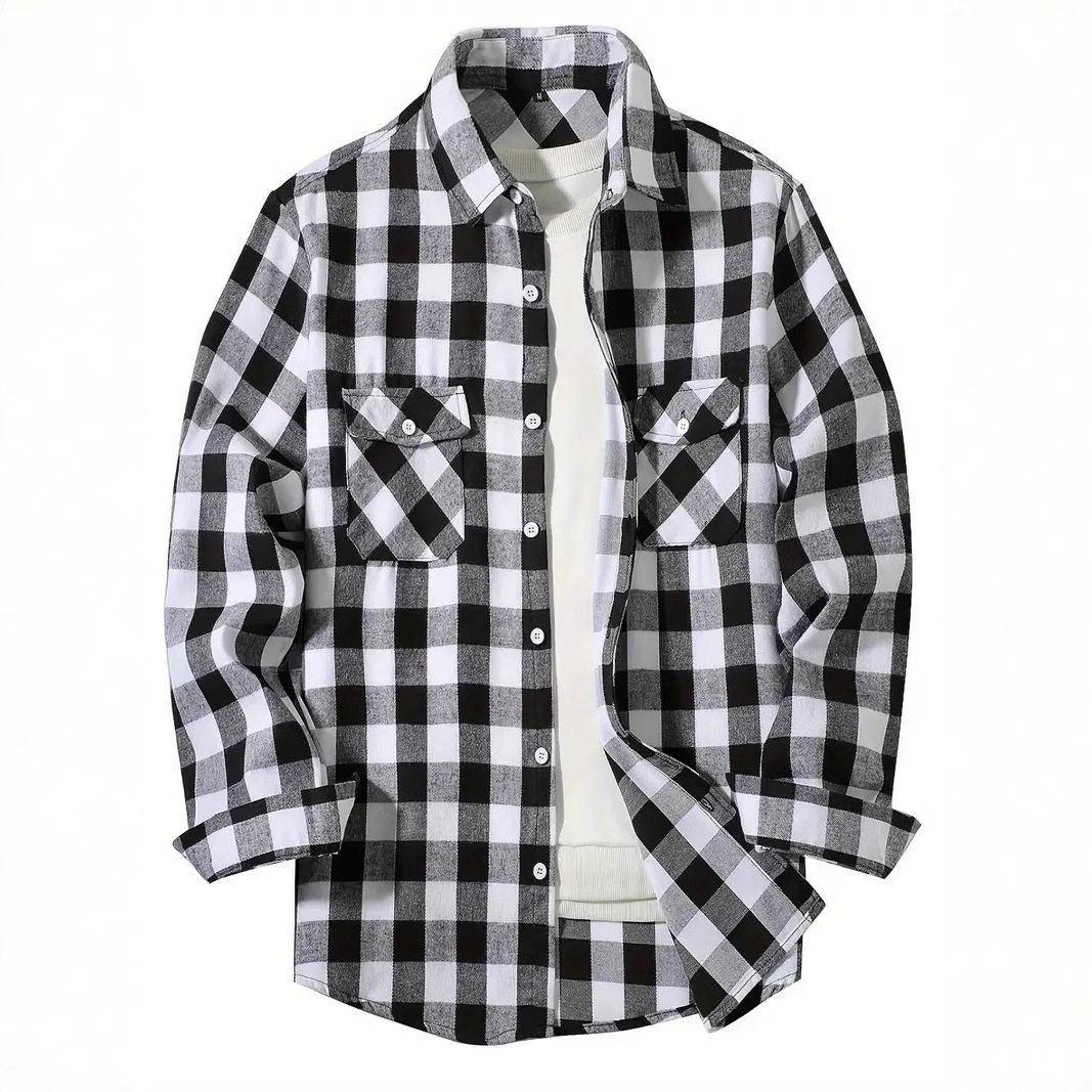 Flannel Shirt Lined - Camicia Giacca in Flanella Foderata in