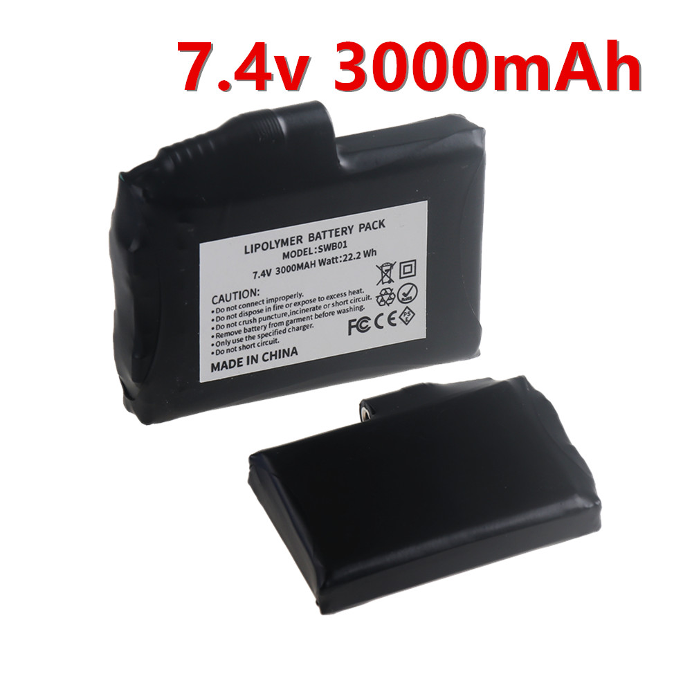 Heated Vest Battery - Batteria Li-Polymer 7.4V 3000mAh per Guanti