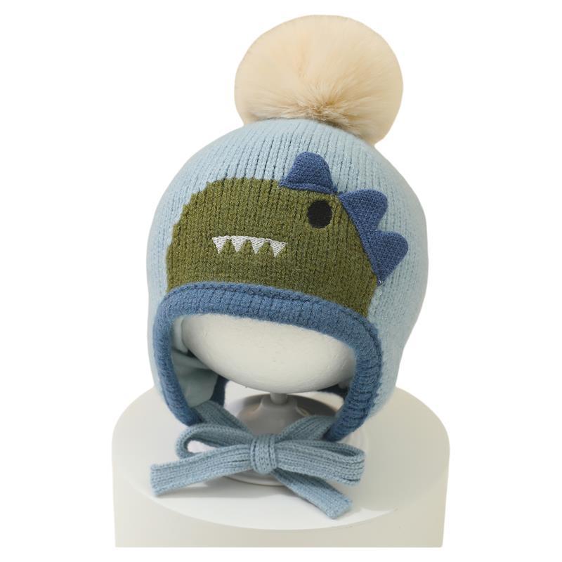 Knit Beanie Hat Warm - Cappello con Pompon a Forma di