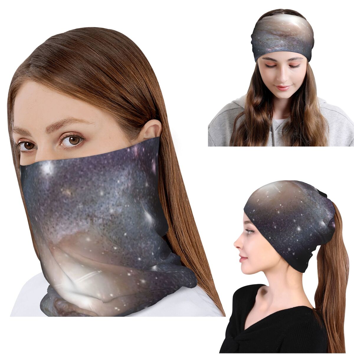 Knit Beanie Hat Warm - Cloak Galaxy Universe Planets Bandana Copricollo
