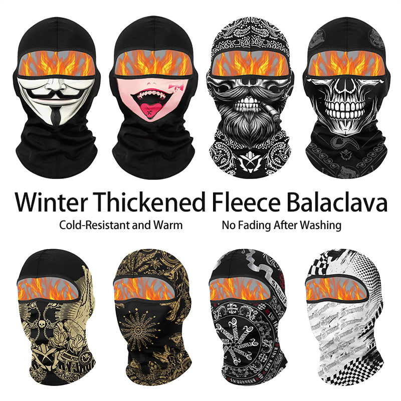 Balaclava Ski Mask - Passamontagna invernale caldo più velluto Sciarpa