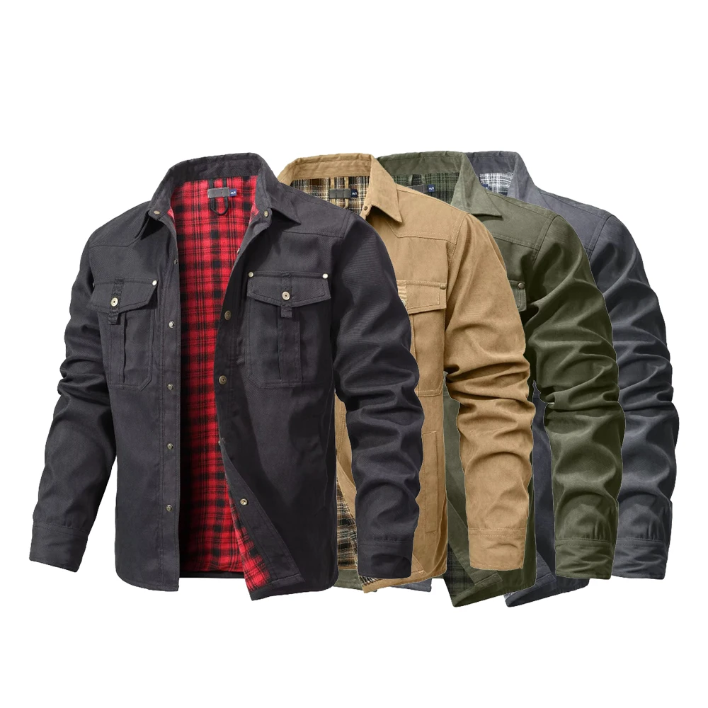 Giacche da uomo Camicia fodera - Flannel Shirt Lined recensione e prezzo