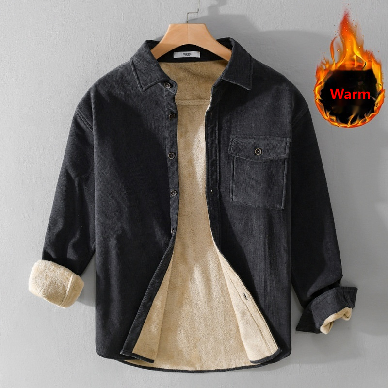 Giacca da camicia in velluto a - Flannel Shirt Lined recensione e prezzo