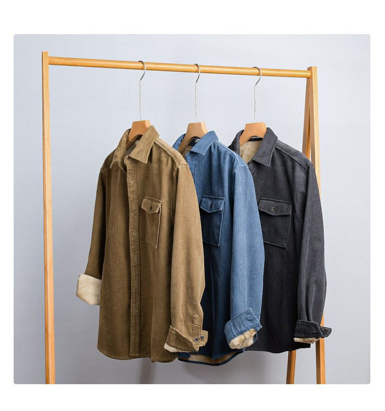 Giacca da camicia in velluto a - Flannel Shirt Lined recensione e prezzo