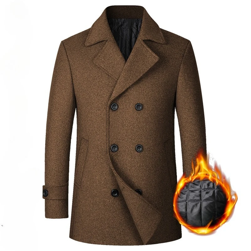 Cappotto Lungo da Uomo in Lana - Wool Coat Peacoat recensione e prezzo