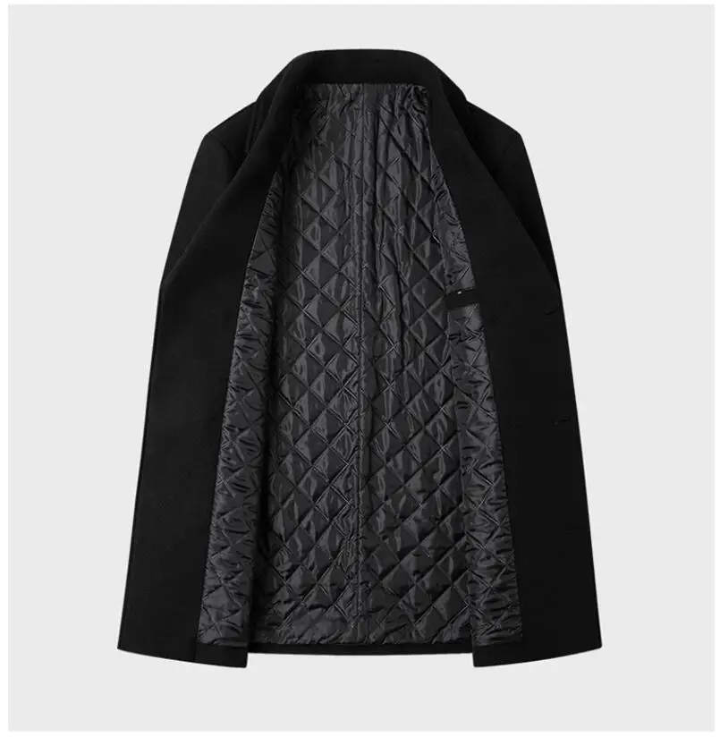 Cappotto Lungo da Uomo in Lana - Wool Coat Peacoat recensione e prezzo