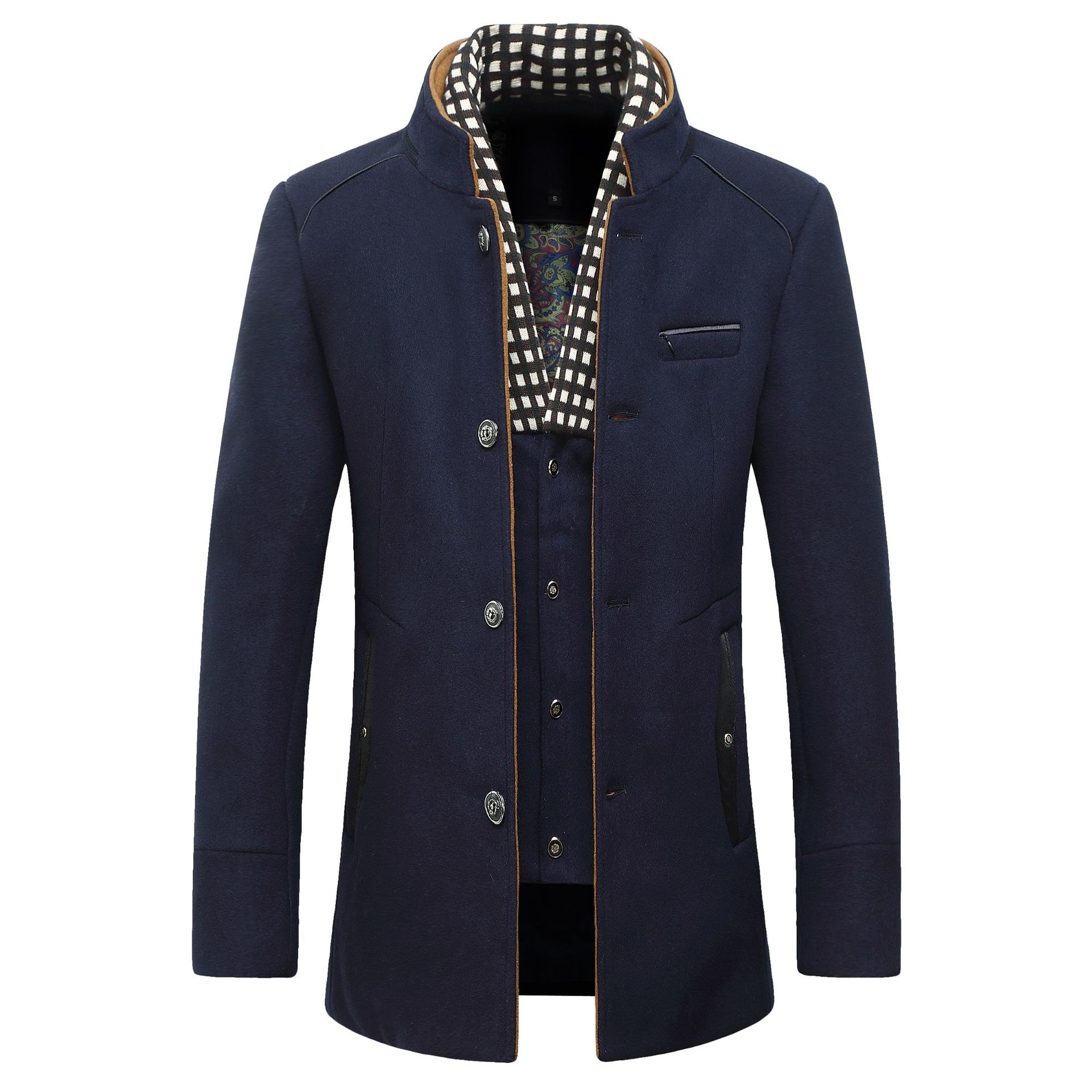 Giacca di lana da uomo alla mo - Wool Coat Peacoat recensione e prezzo