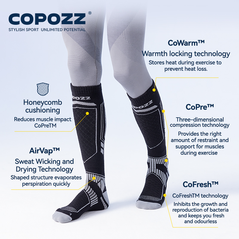 COPOZZ Nuovi calzini da sci in - Thermal Sock Wool recensione e prezzo