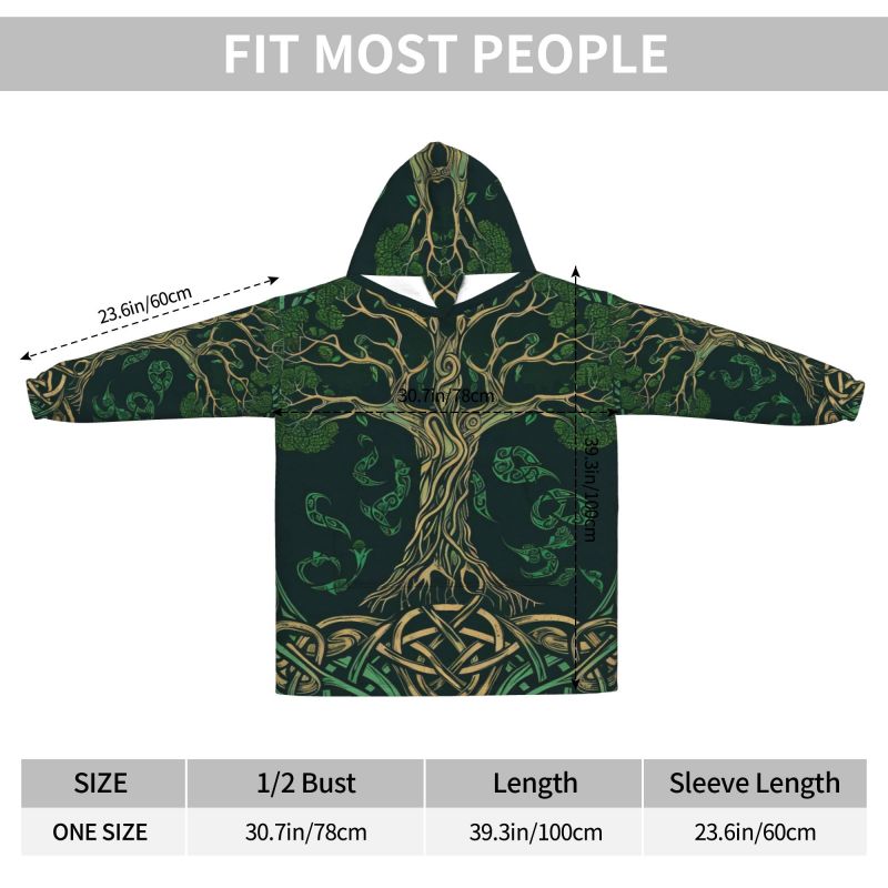Coperta con cappuccio modello  - Sherpa Hoodie Fleece recensione e prezzo