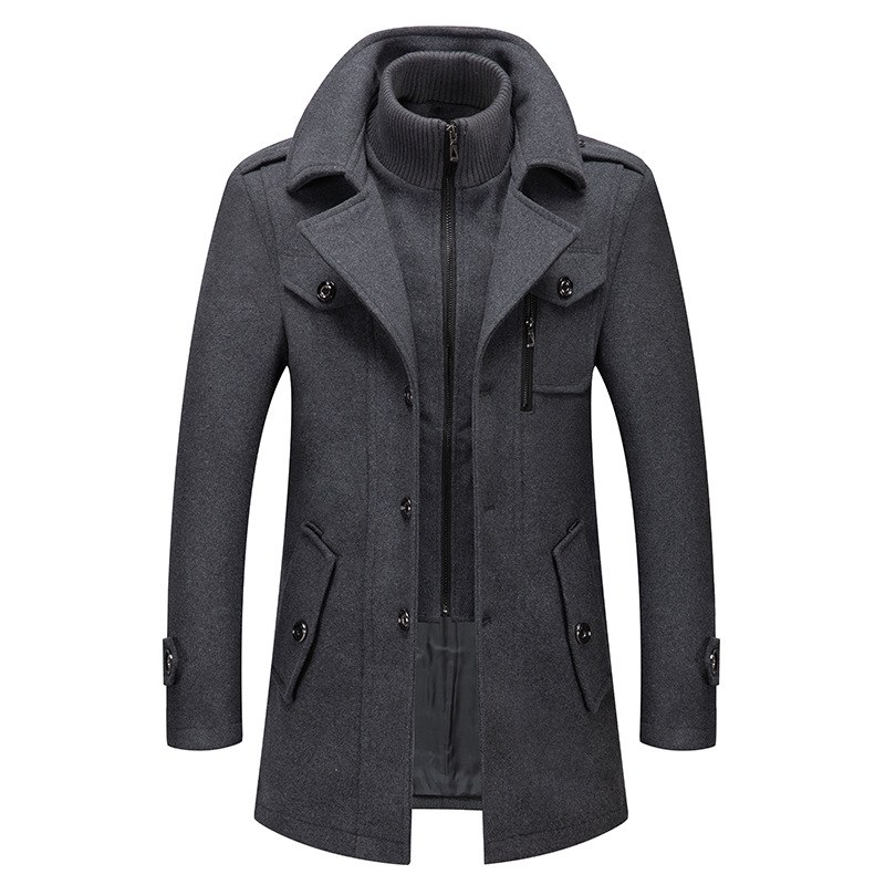 Cappotto Invernale da Uomo in  - Wool Coat Peacoat recensione e prezzo