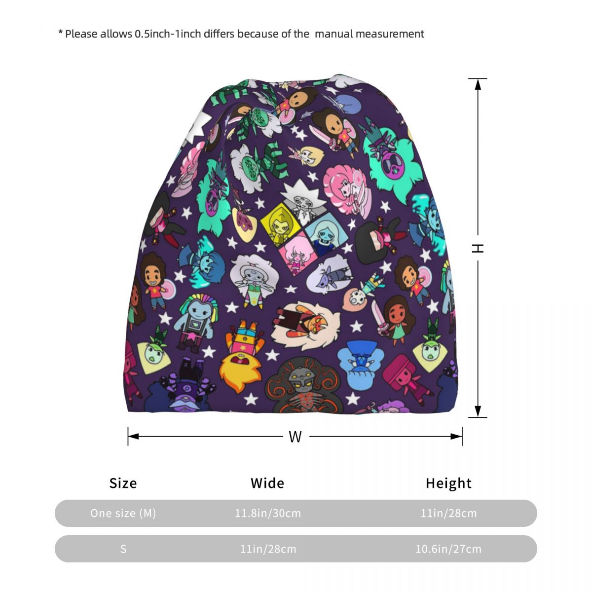 Crystal Gems Steven Universe B - Knit Beanie Hat Warm recensione e prezzo