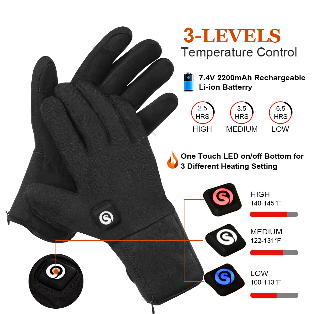 Guanti riscaldati elettrici in - Touch Screen Gloves recensione e prezzo