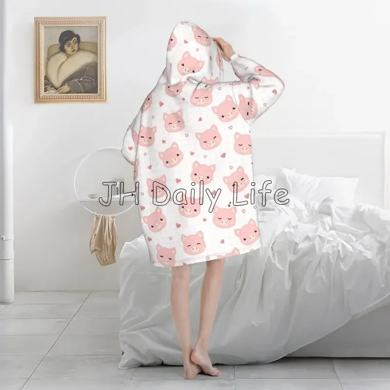 Coperta di flanella indossabil - Sherpa Hoodie Fleece recensione e prezzo