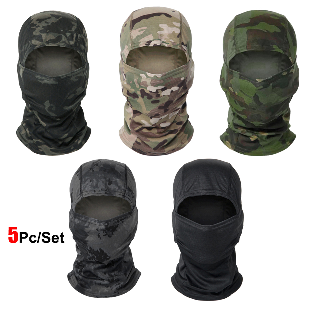 Set di 5 Balaclava Mimetici, M - Balaclava Ski Mask recensione e prezzo
