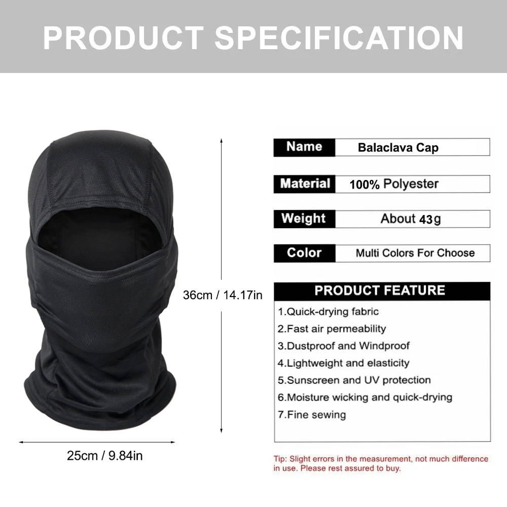 Set di 5 Balaclava Mimetici, M - Balaclava Ski Mask recensione e prezzo