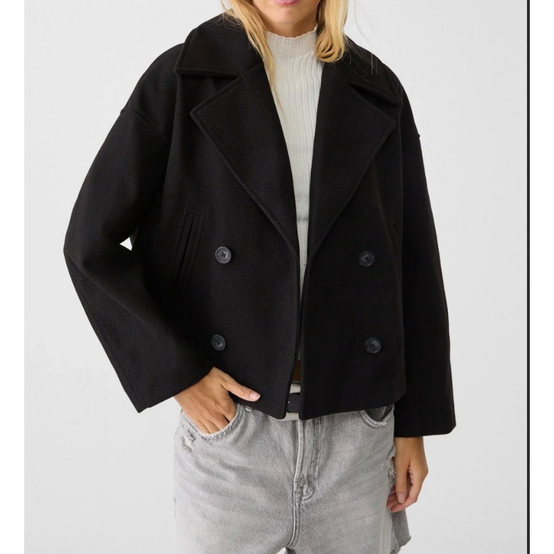 Cappotto Corto da Donna Oversi - Wool Coat Peacoat recensione e prezzo