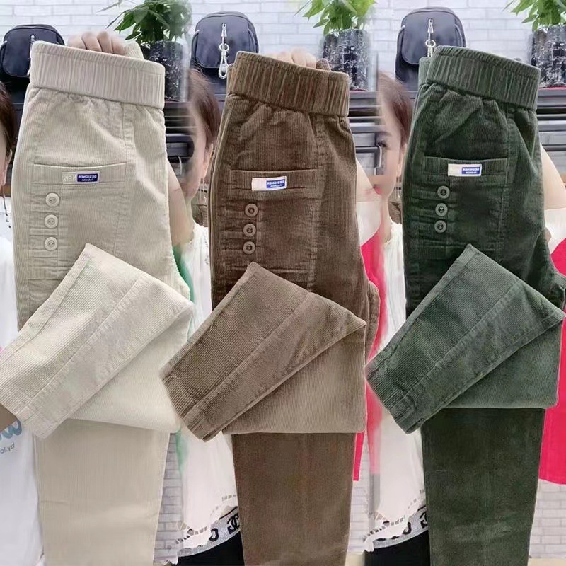 Pantaloni larghi da donna cald - Corduroy Pant Warm recensione e prezzo