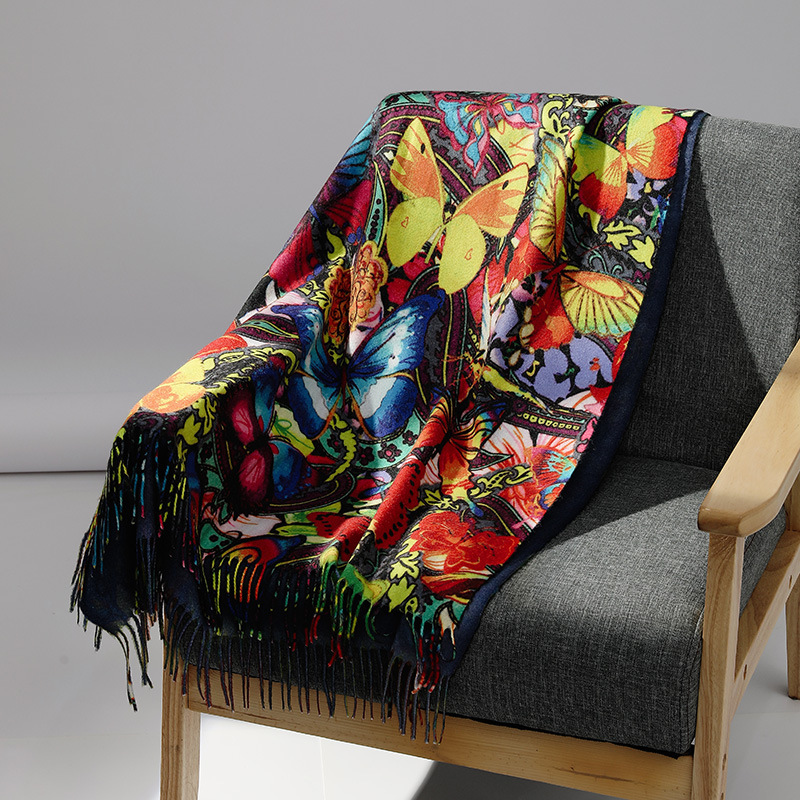 Sciarpa di cashmere pittura a  - Cashmere Pashmina Wrap recensione e prezzo