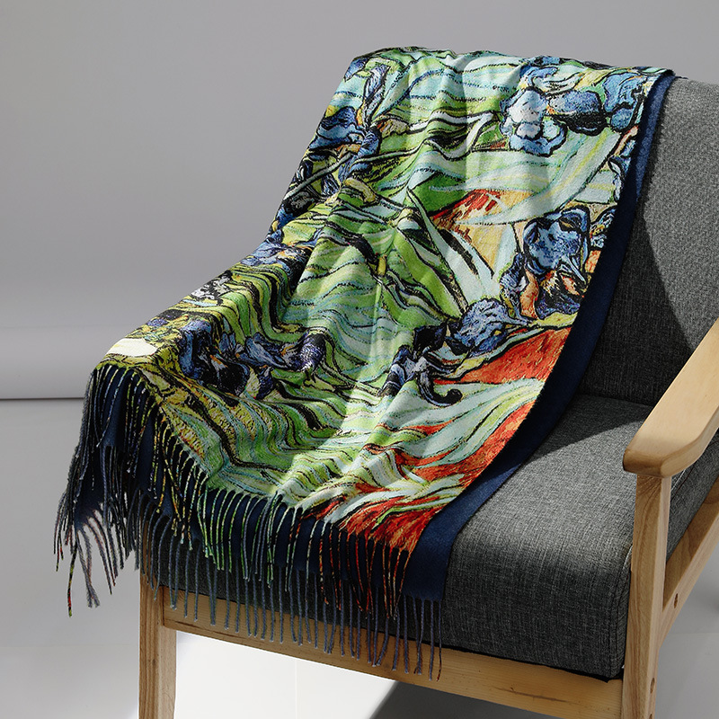 Sciarpa di cashmere pittura a  - Cashmere Pashmina Wrap recensione e prezzo