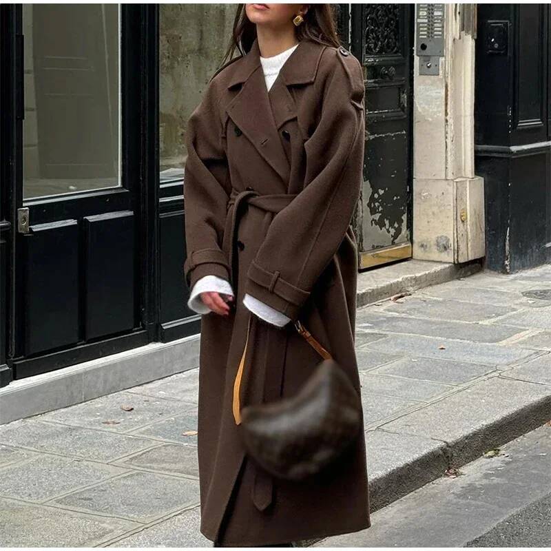 Elegante Cappotto Lungo Grigio - Wool Coat Peacoat recensione e prezzo